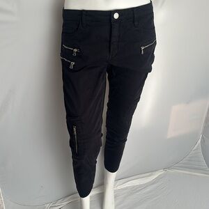 Blank NYC black cropped zipper pants